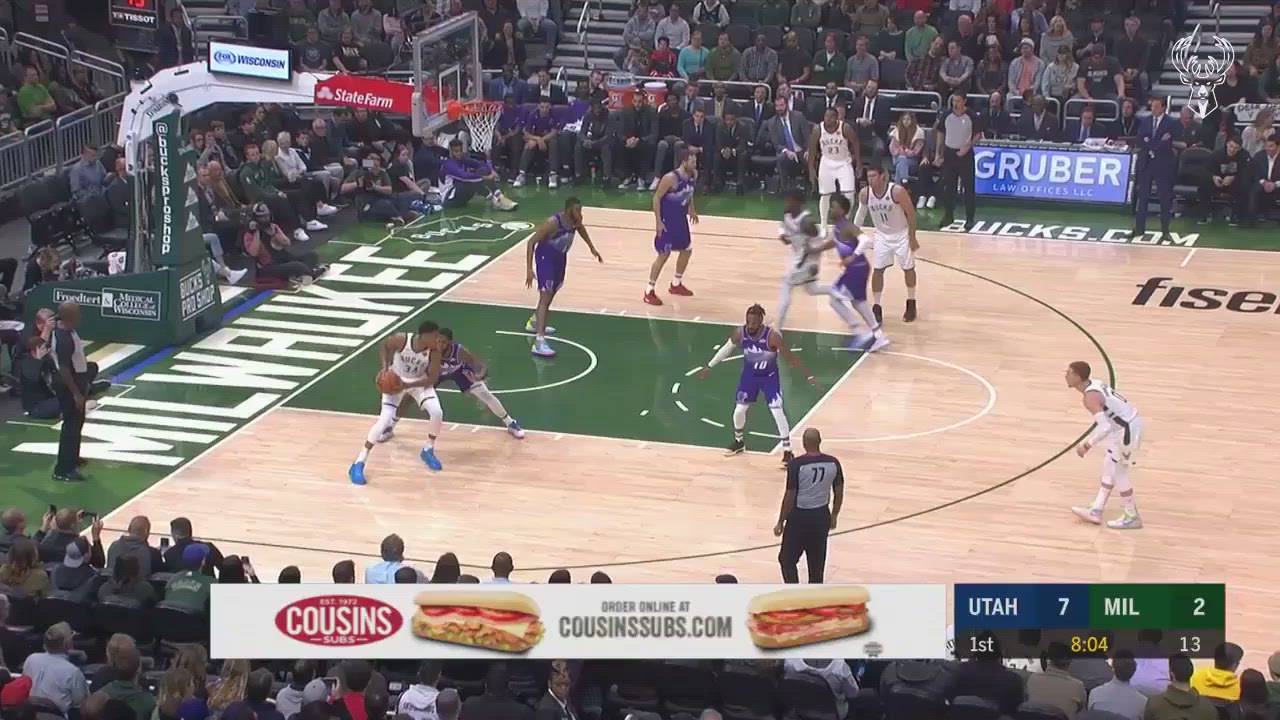 Utah Jazz vs Milwaukee Bucks Nov 25, 2019 Game Summary