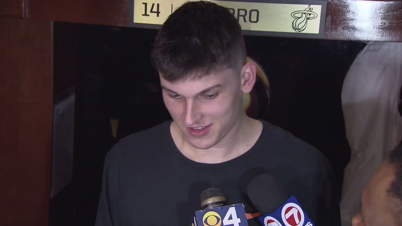 Herro Routine Herro Talks After NBA Debut | Miami Heat