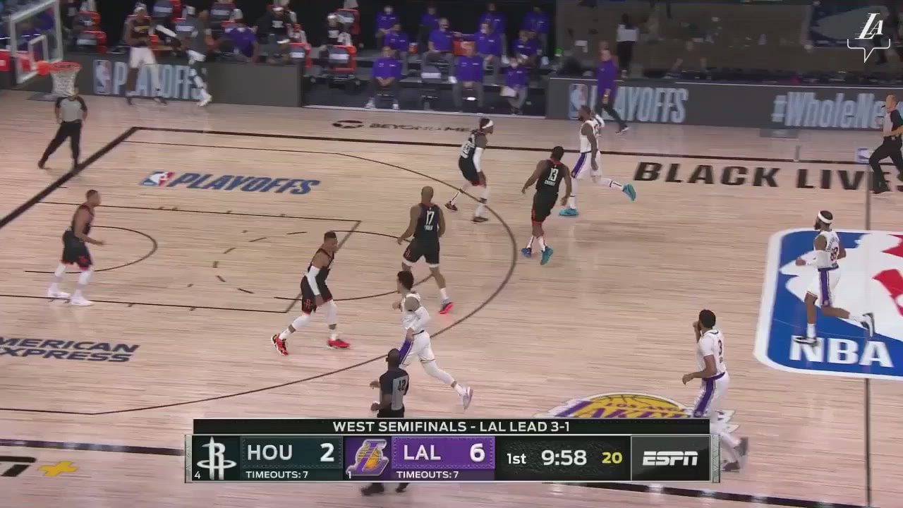 Houston Rockets vs Los Angeles Lakers Sep 12, 2020 Game Summary