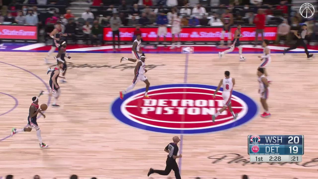 Highlights: Wizards at Pistons - 12/8/21 | Washington Wizards