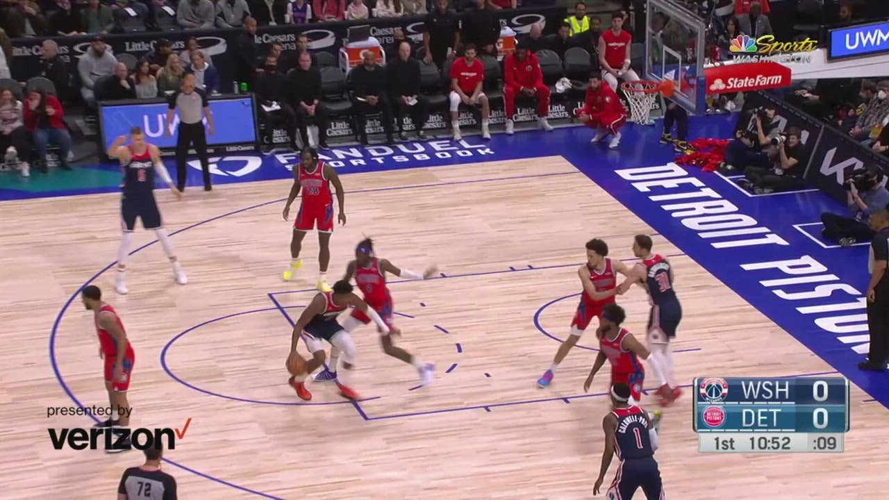 Highlights: Wizards at Pistons - 3/25/22 | Washington Wizards