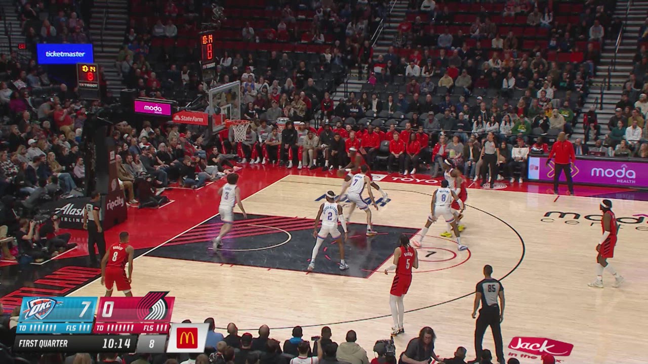 Oklahoma City Thunder vs Portland Trail Blazers Mar 6, 2024 Game Summary